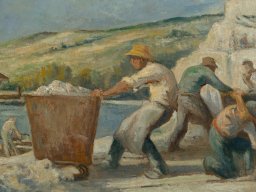 maximilien luce - mericourt les carrieres paysage a mericourt circa 1925